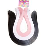 Hayal 5mm 300 Quilling Kağıdı - Siyah, Beyaz ve Pembe 5mm 300'lü