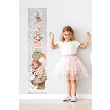Hayal Alemi Boy Ölçer Çocuk Odası Duvar Stickerı