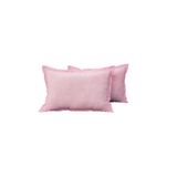 Hayal Çeyiz 2 Adet Yastık Kılıfı 50X70 Gizli Fermuarlı - Pembe