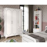 Hayal Modern Genç Odası Takımı Beyaz - 4 Parçalı ve Tamamı Mdf