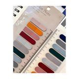 Hayal Sepeti 10 Renkli Cetvelli pastel tonları Şeffaf Pet Indeks / Index Sticker / Postit / Post-it