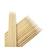 Hayal Sepeti Bambu 5Mm Kalın Ahşap Çöp Şiş Çubuğu 40 Cm - 20 Adet