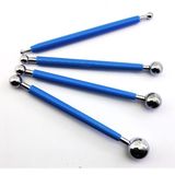 Hayal Sepeti Çiçek Ütüsü 4'lü Set Metal Saplı Top Ütü Takımı Uzunluk 12,5 cm
