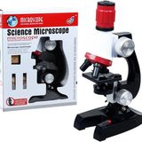 Hayal Sepeti Mikroskop Öğrenci Seti 21CMX7,5CMX12CM LED 100X, 400X, And 1200X