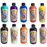 Hayal Sepeti Parmak Ve Yuz Boyasi 500Ml 10 Farkli Renk Birden