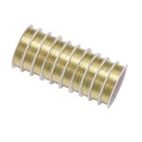 Hayal Sepeti Takı Ve Filografi Teli Makara Tel - 0.4Mm İnce - 10 Adet Altın Renk