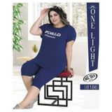 Hayal Teknur 8186 Büyük Beden Penye Pijama Takımı - Battal Pijama Takımları