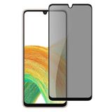 [HAYALET EKRAN KORUYUCU] For Android Samsung A14 ile uyumlu Privacy Gizli Cam Ekran Tam Kaplayan Su İtici Safir Ekran Koruyucu + Uygulama Bezleri (Hayalet, Samsung A14)