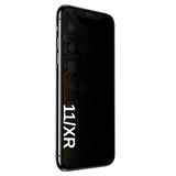 [HAYALET EKRAN KORUYUCU] For iPhone 11/XR ile uyumlu Privacy Gizli Kırılmaz Cam Tam Kaplayan Su İtici Safir Ekran Koruyucu + Uygulama Bezleri (Hayalet,11/XR)