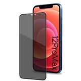 [HAYALET EKRAN KORUYUCU] For iPhone 12 Pro Max ile uyumlu Privacy Gizli Kırılmaz Cam Tam Kaplayan Su İtici Safir Ekran Koruyucu + Uygulama Bezleri (Hayalet, 12 Pro Max)