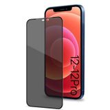 [HAYALET EKRAN KORUYUCU] For iPhone 12/12PRO ile uyumlu Privacy Gizli Kırılmaz Cam Tam Kaplayan Su İtici Safir Ekran Koruyucu + Uygulama Bezleri (Hayalet, 12/12PRO)