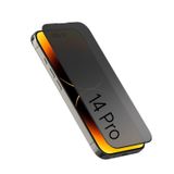 [HAYALET EKRAN KORUYUCU] For iPhone 14 Pro ile uyumlu Privacy Gizli Kırılmaz Cam Tam Kaplayan Su İtici Safir Ekran Koruyucu + Uygulama Bezleri (Hayalet, 14 Pro)