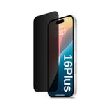 [HAYALET EKRAN KORUYUCU] For iPhone 16 Plus ile uyumlu Privacy Gizli Kırılmaz Cam Tam Kaplayan Su İtici Safir Ekran Koruyucu + Uygulama Bezleri (Hayalet, 16 Plus)