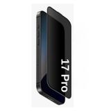 [HAYALET EKRAN KORUYUCU] For iPhone 17 Pro ile uyumlu Privacy Gizli Kırılmaz Cam Tam Kaplayan Su İtici Safir Ekran Koruyucu + Uygulama Bezleri (Hayalet, 17 Pro)