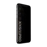 [HAYALET EKRAN KORUYUCU] For iPhone X/XS/11PRO ile uyumlu Privacy Gizli Kırılmaz Cam Tam Kaplayan Su İtici Safir Ekran Koruyucu + Uygulama Bezleri
