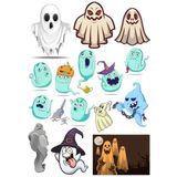 Hayalet Sticker Set-2 17 Parça Telefon, Tablet, Defter, Laptop Sticker
