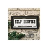 HAYALHANE AHŞAP Self Service Ahşap Tablo / Self Servis Tabela