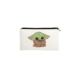 Hayali Şeyler Baby Yoda Desenli Kalemlik & Makyaj Çantası – Çok Amaçlı Organizer