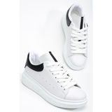 Hayalimdeki Ayakkabı Fersatie Siyah - Beyaz Kadın Sneaker Günlük Ayakkabı