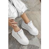 Hayalimdeki Ayakkabı Granes Kadın Beyaz Gizli Topuk Sneaker