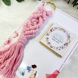 Hayaller Dükkanı 20 Adet Anneler Günü Hediyelikleri Makrome Anahtarlık ve Kahve Annelere