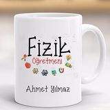 Hayaller Dükkanı Fizik Öğretmeni Kişiye Özel Öğretmenler Günü Kupa