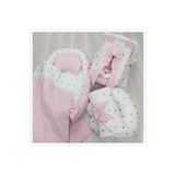 Hayalperest Bebek Yatağı Pembe Babaynest 11 Li Set