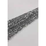 Hayalperest Boncuk Gri Kristal Boncuk 8 mm
