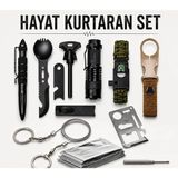 Hayat Kurtaran Set Çok Amaçlı Kamp Seti Acil Durum Ve Outdoor Ekipmanları