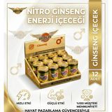 Hayat Pazarlama Nitro Max Ginseng +18 Performans Enerji Içeceği - 12 Adet (Gizli Gönderim)