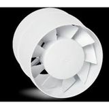 Hayat Solar Enerji 120KT Kanal Tipi Plastik Fan Emiş Gücü 160 m³/saat Güç 17 Watt Özellik Mat Beyaz