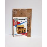 Hayat Store 3D Ahşap Maket Balkonlu Ev