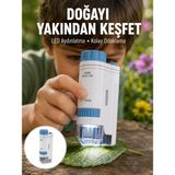 Hayat Store Abs Gövdeli Öğrenci ve Hobi Mikroskobu – Mavi Renk Yeni Nesil - Lisinya
