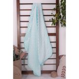 Hayat Store Biyeli Unisex Bebek Nohut Battaniye 80*80 cm - Turkuaz