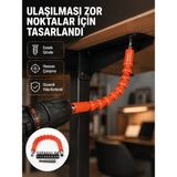 Hayat Store Dmax Esnek Şaftlı Matkap Bits Uç Seti 12 Parça Vida Montaj ve Tamir Seti - Lisinya