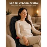 Hayat Store Ev Ofis Araç Uyumlu Isıtmalı Tam Vücut Masaj Minderi - Lisinya