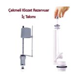 HAYAT STORE Klozet Sifon Çekmeli Rezervuar İç Takım Su Tasarruflu Seramik ( Lisinya )