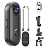 Hayat Store Mini 4K Wıfı Aksiyon Kamerası Vücut Kamerası Giyilebilir Video Kaydedici Hafıza Kartı Dahil