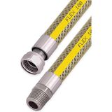 Hayat Store Ocak Fırın Doğalgaz Bağlantı Fleksi Extra Korumalı Hortum 2 Metre ( Lisinya )