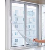 Hayat Store Pencere Sineklik Tülü 100X150 cm Çift Taraflı Bant Hediyeli Kesilebilir Tül Sineklik Seti - Lisinya
