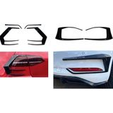 Hayat Store Volkswagen Golf 7.5 Uyumlu Arka Stop ve Arka Sis Farı Çerçeve Seti 6 Parça Parlak Siyah