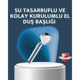 Hayat Store Yüksek Basınçlı 3 Fonksiyonlu Duş Başlığı ( Lisinya )