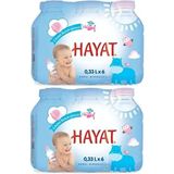 HAYAT SU Hayat 6'lı x 2 Paket Bebek Suyu 0,33 L Ferahlatıcı Lezzetli Doğal İçerik