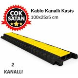 Hayat Trafik 2 Kanallı Yol Kasisi, Kablo Kanallı Hız Kesici 100 x 25 x 5 cm - 100 x 25 x 5 cm