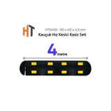 Hayat Trafik Kauçuk Hız Kesici Kasis Seti -2 Bantlı Eko - 4 Metre