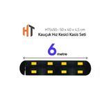 Hayat Trafik - Kauçuk Hız Kesici Kasis Seti -2 Bantlı EKO - 6 Metre