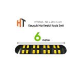 Hayat Trafik - Kauçuk Hız Kesici Kasis Seti 50 x 40 x 4 cm - EKO - 6 Metre