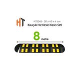 Hayat Trafik Kauçuk Hız Kesici Kasis Seti 50 X 40 X 4 Cm - Eko - 8 Metre