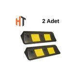 Hayat Trafik - Oto Park Araç Stoperi PPC 50x16x10 cm- 2'li Set