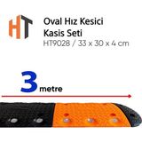 Hayat Trafik Oval Hız Kesici, Kasis Seti 3 Metre